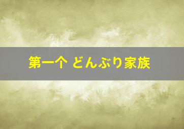 第一个 どんぶり家族